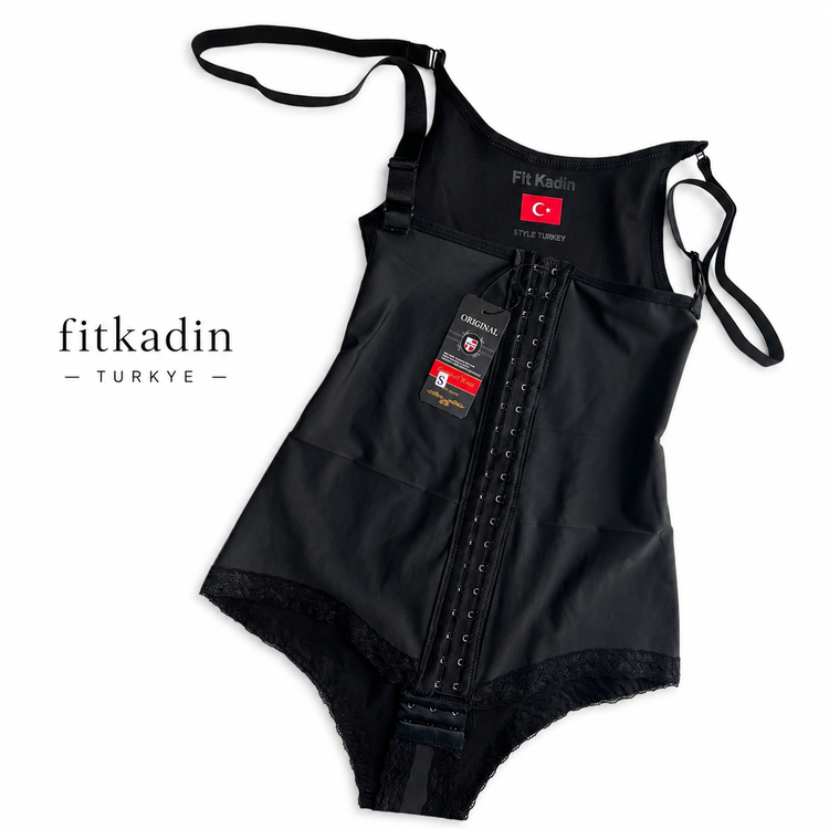 گن جراحی شکم وپهلو شورتی fitkadin پارچه دولایه